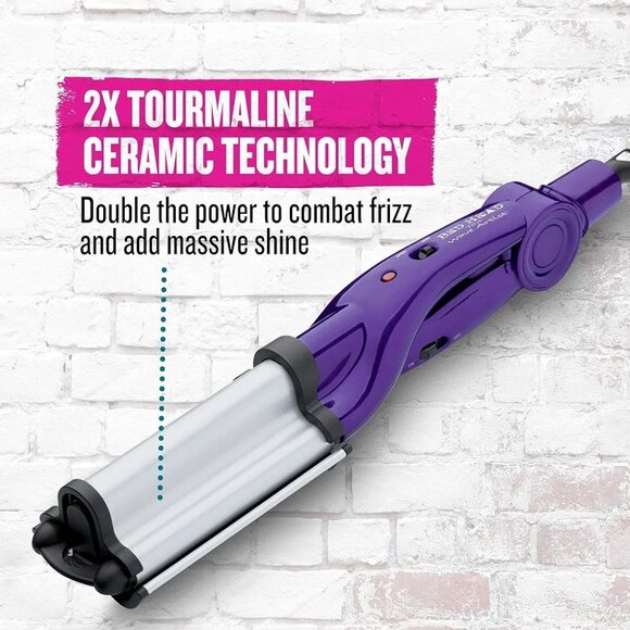 Bed Head Wave Artist 2x Tourmaline Ceramic Technology Deep Hair Waver TIGI - Picture 2 of 13